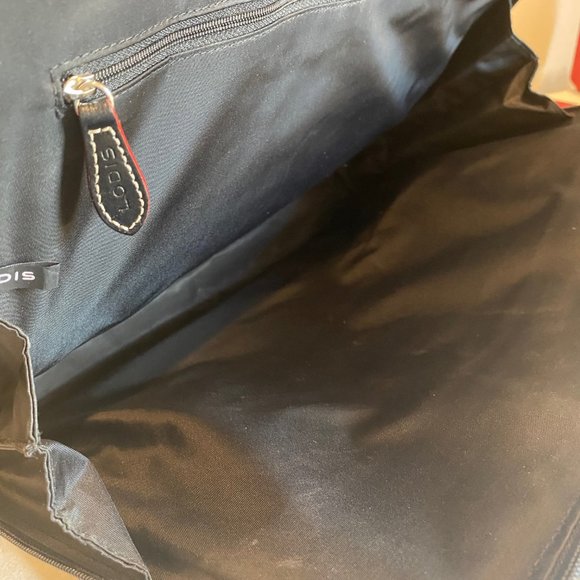 Lodis Black Leather Slim Laptop or Tablet Case/Tote - Picture 4 of 13